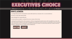 Desktop Screenshot of executiveschoice.com