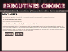 Tablet Screenshot of executiveschoice.com